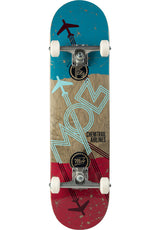 MOB-Skateboards Airlines Komplettboard natural-lightblue – Vorderansicht