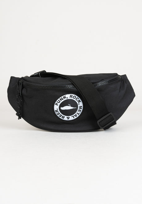 Atticus PRMB Badge Hip-Bag black – Vorderansicht