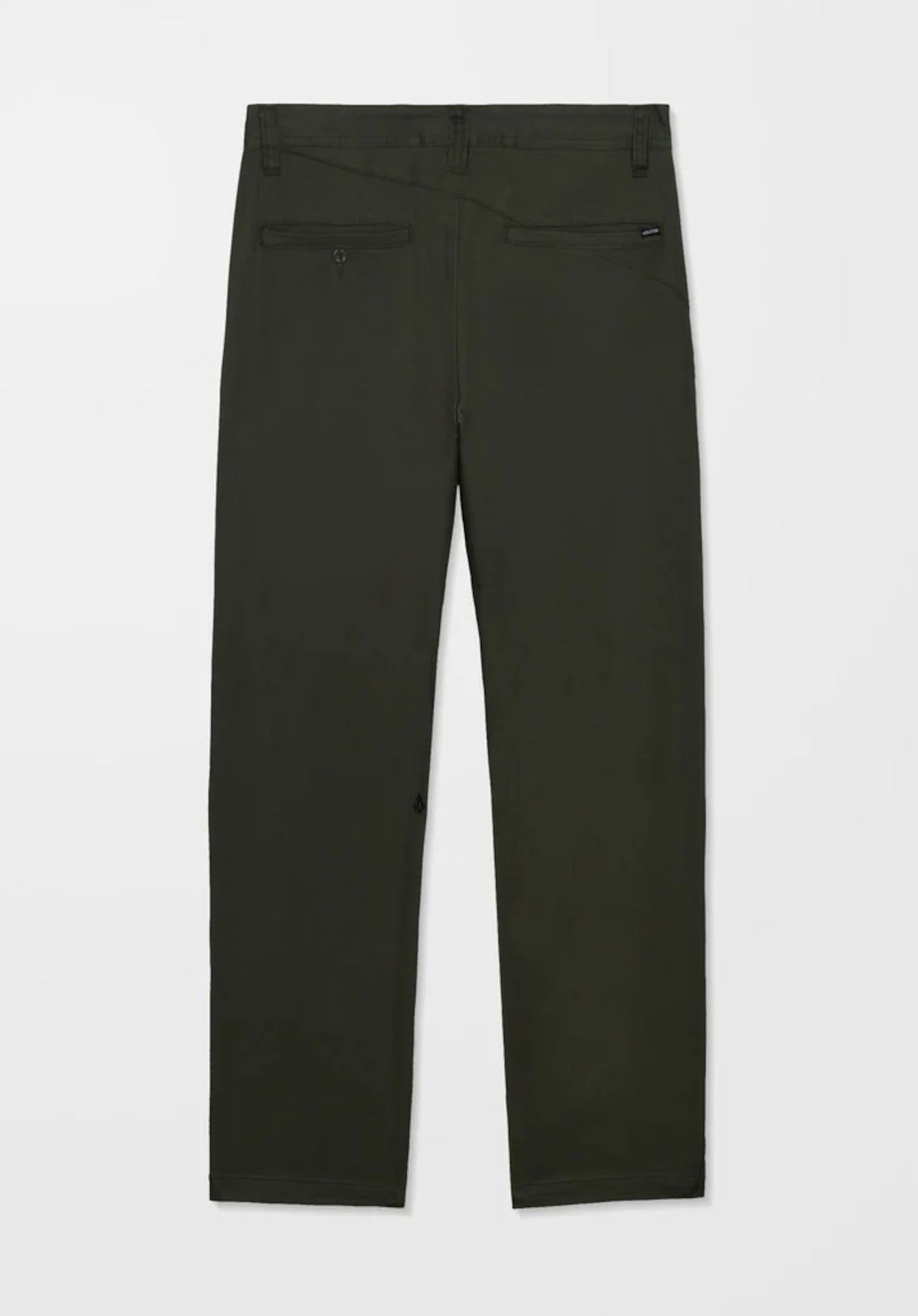 Volcom Frickin Modern Stret Chino- / Stoffhose rinsedblack – Rückenansicht