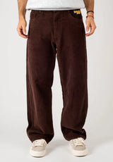Homeboy X-tra Baggy Cord Chino- / Stoffhose jamesbrown – Vorderansicht