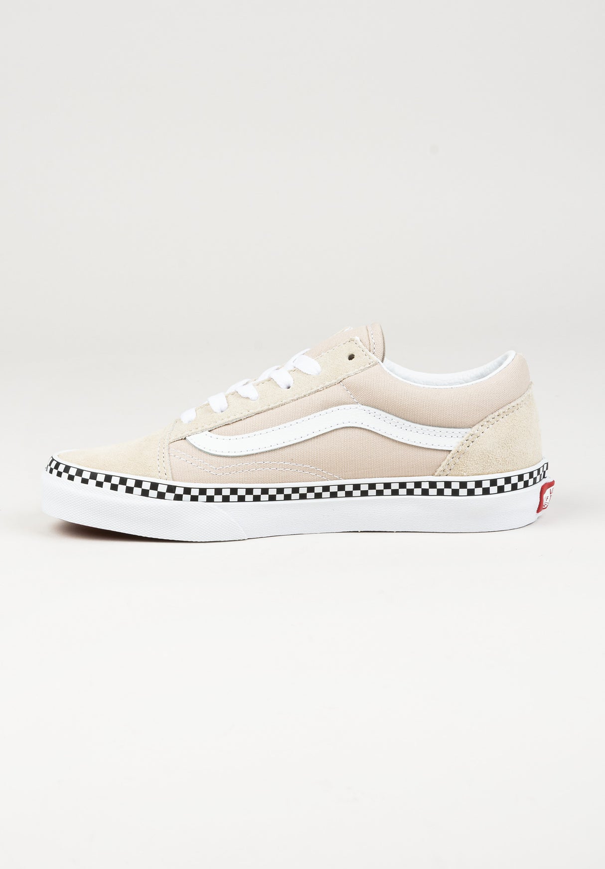 Old Skool checkerboard-foxing-frenchoak Oberansicht