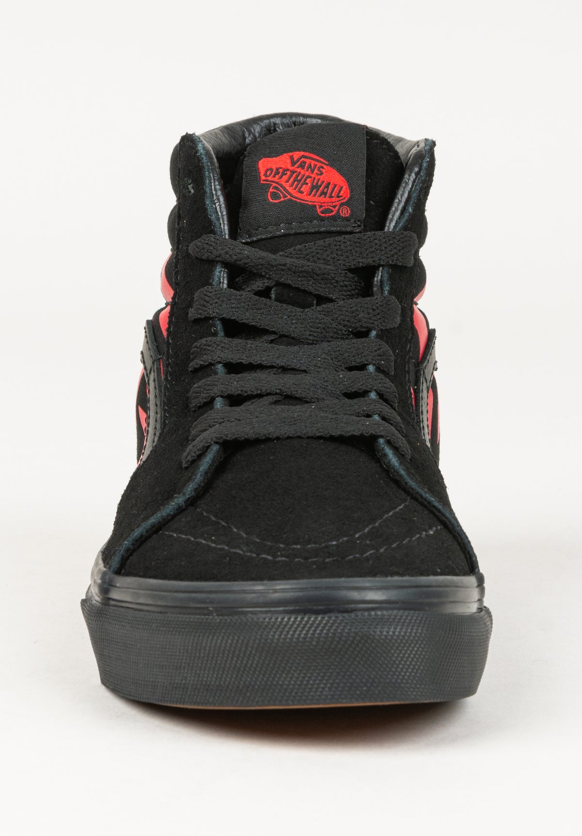 Vans Sk8-Hi Kids Schuh-Kids logo-black-red – Rückenansicht