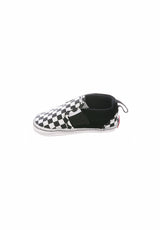 Vans In Slip-On V Crib Schuh-Kids checkerboard-black-truewhite – Oberansicht