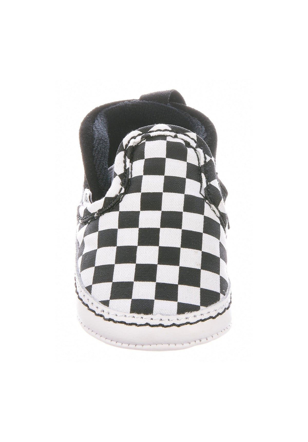 Vans In Slip-On V Crib Schuh-Kids checkerboard-black-truewhite – Rückenansicht