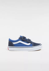 Vans Old Skool Kids V Schuh-Kids navy-truewhite – Vorderansicht