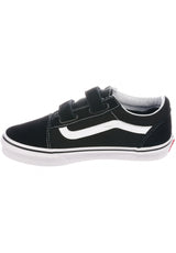 Vans Old Skool V Kids Schuh-Kids black-white – Oberansicht