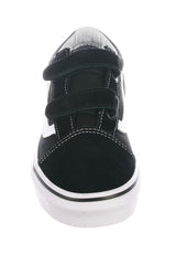 Vans Old Skool V Kids Schuh-Kids black-white – Rückenansicht
