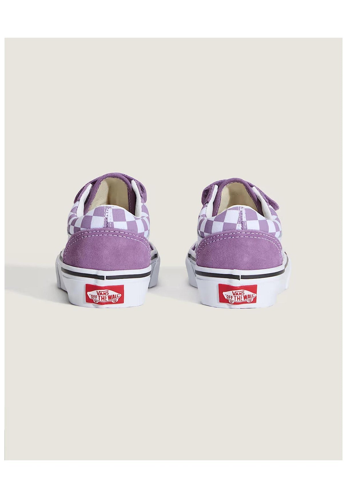 Vans Old Skool V Kids Schuh-Kids colortheory-checkerboard-prismpurple – Detailansicht 1
