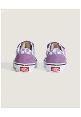 Vans Old Skool V Kids Schuh-Kids colortheory-checkerboard-prismpurple – Detailansicht 1