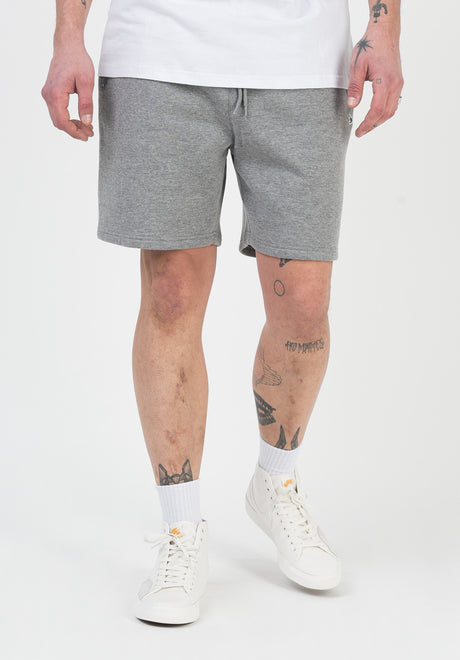 TITUS Script Jogger Short Sweatshort greymottled – Ansicht 1