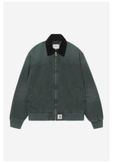 Carhartt WIP OG Santa Fe Jacket Winterjacke raven-blackstonecanvas – Vorderansicht