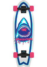 Santa-Cruz Speed Wheels Shark Cruiser-Komplett white – Vorderansicht