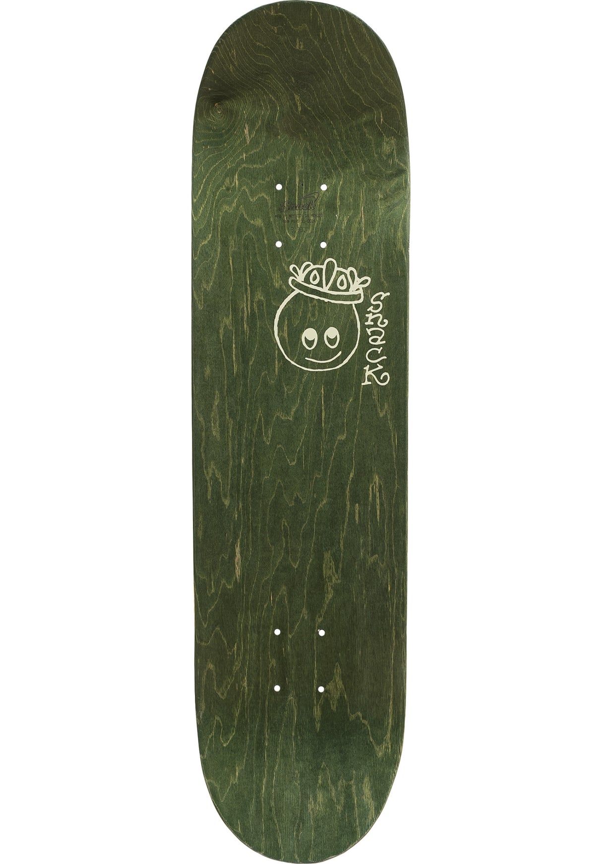 Snack-Skateboards Buddha Deck multicolored – Rückenansicht