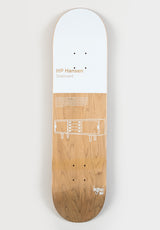 MOB-Skateboards x Begoni Sideboard Deck white-natural – Vorderansicht