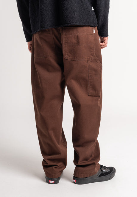 TITUS Workpant Jeans darkbrowndenim-washed – Rückenansicht