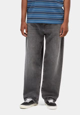 Carhartt WIP Landon Pant Jeans blackmarbleusedwash – Vorderansicht