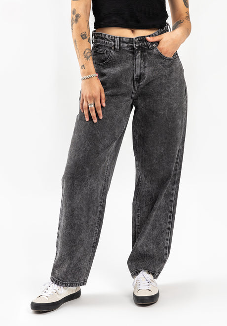 TITUS Alby-Baggy Jeans darkgreywashed – Vorderansicht