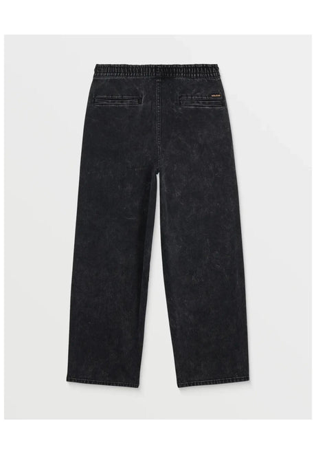 Volcom Freazy Loose EW Denim Kids Jeans blackityblack – Rückenansicht
