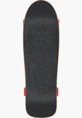 Santa-Cruz Global Flame Shaped Cruiser-Komplett brown – Rückenansicht