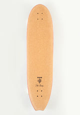 YOW Calmon 41" Signature Series Surfskate Cruiser-Komplett black – Rückenansicht