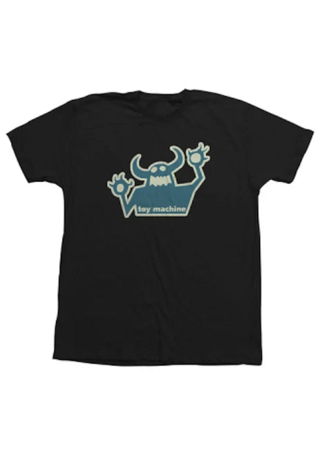 Toy-Machine OG Monster 90's T-Shirt black-teal – Vorderansicht
