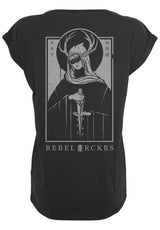 Rebel Rockers Blindgirl Girls T-Shirt black2 – Rückenansicht