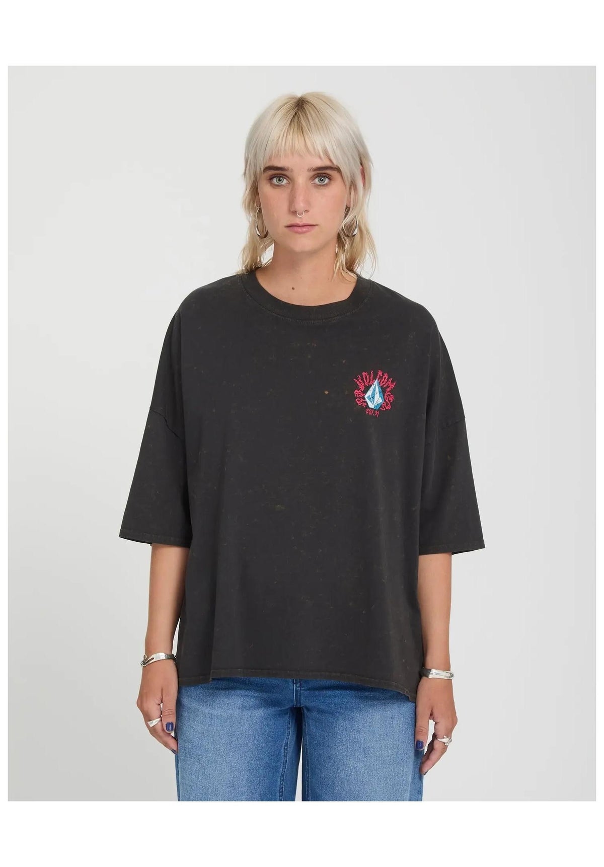 Volcom Voltrip T-Shirt vintageblack – Rückenansicht