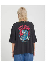 Volcom Voltrip T-Shirt vintageblack – Vorderansicht