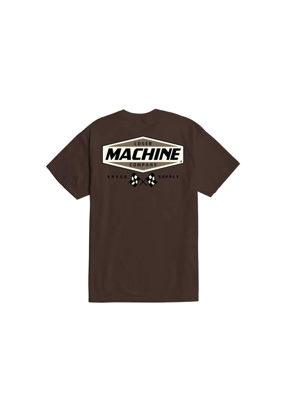 Loser-Machine Overdrive T-Shirt java-brown – Rückenansicht