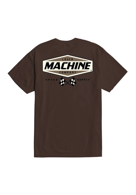 Loser-Machine Overdrive T-Shirt java-brown – Vorderansicht