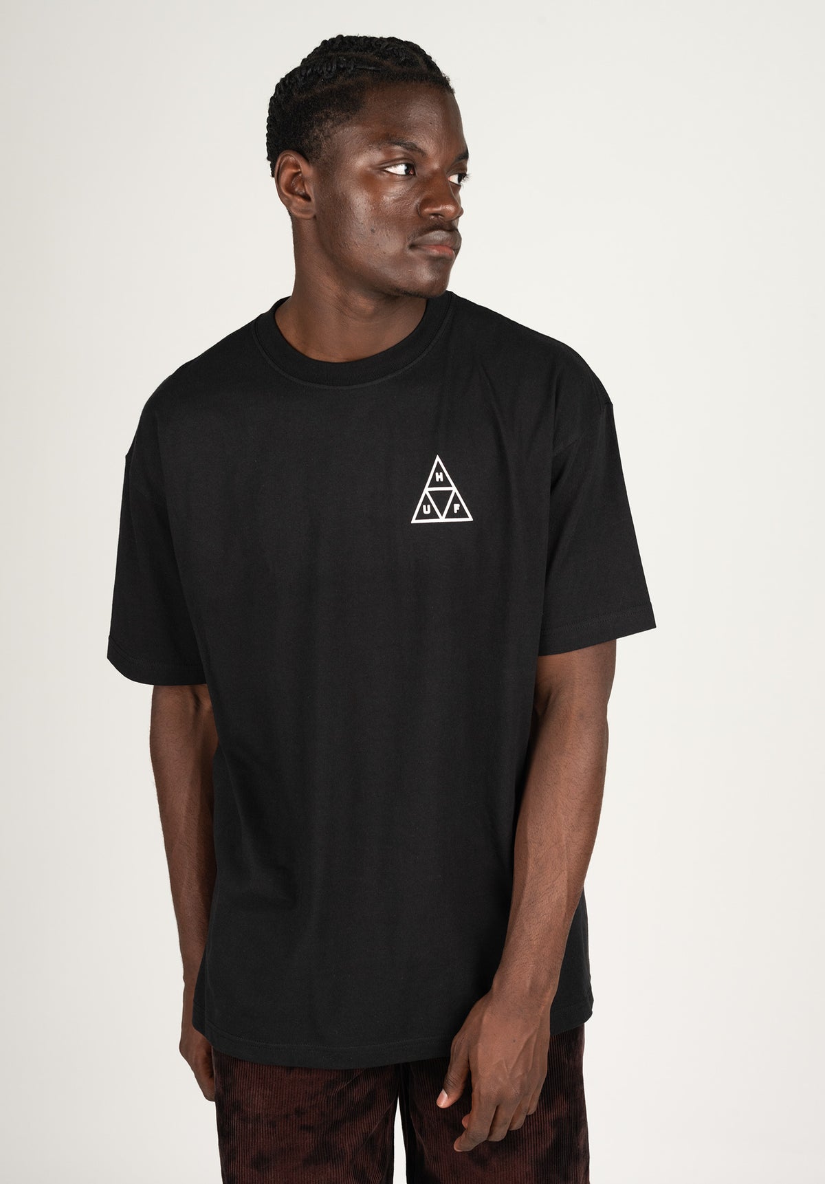 HUF Set Triple Triangle T-Shirt black – Ansicht 2