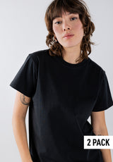 TITUS W BSC 2 Pack T-Shirt black – Ansicht 1