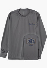 Dark Seas Affiliate UV sunshirt Longsleeve granite-grey – Vorderansicht