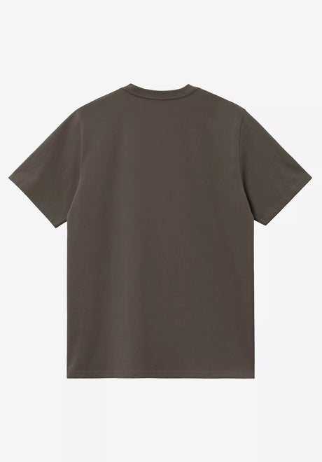 Carhartt WIP Chase T-Shirt shungite-gold – Rückenansicht