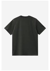 Carhartt WIP American Script T-Shirt raven – Rückenansicht