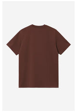 Carhartt WIP American Script T-Shirt amarone – Rückenansicht