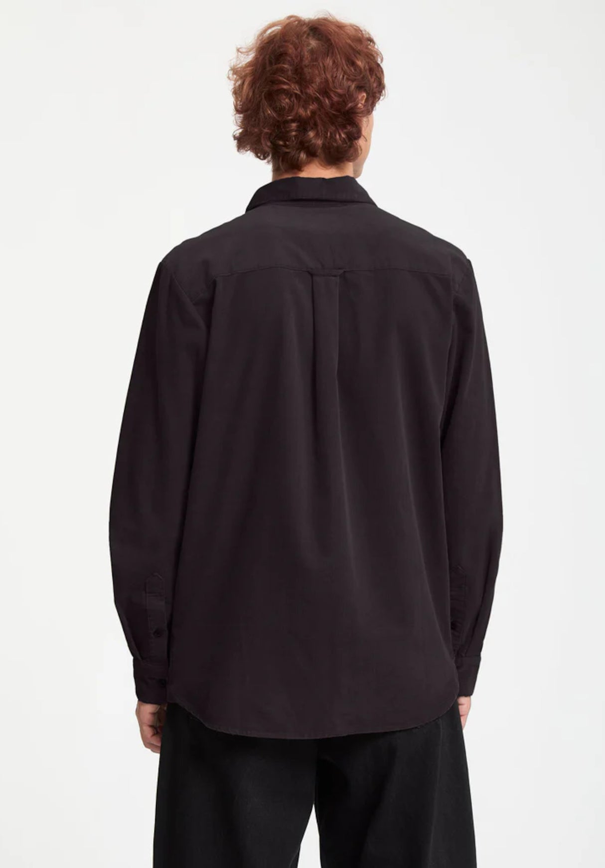 Volcom Zander Hemd-Langarm asphaltblack – Rückenansicht