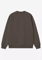 Carhartt WIP Chase Sweatshirt shungite-gold – Rückenansicht