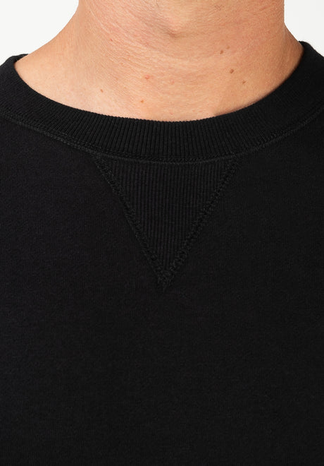 TITUS Script Crewneck Sweatshirt black – Detailansicht 1