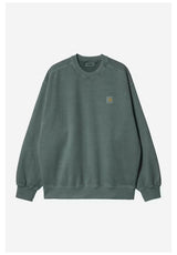 Carhartt WIP W' Nelson Sweatshirt darkscarabgarmentdyed – Vorderansicht