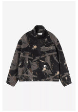 Carhartt WIP W' Elliot High Neck Liner Sweatshirt camofeathertreeblack-black – Vorderansicht