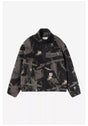 W' Elliot High Neck Liner camofeathertreeblack-black Vorderansicht
