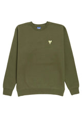 Venture Heritage Embroidered Sweatshirt army – Vorderansicht