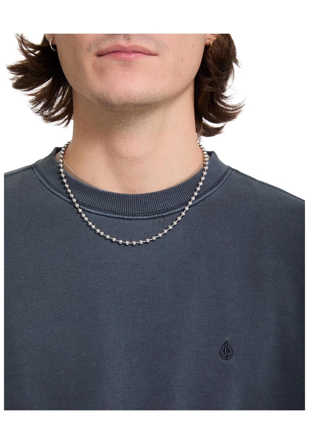 Volcom Single Stone PW Crew Sweatshirt stormblue – Unteransicht