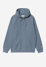 Carhartt WIP Hooded Chase Hoodie icesheet-gold – Vorderansicht