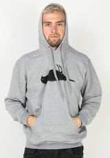 Atticus Bird Hoodie heathergrey – Ansicht 2