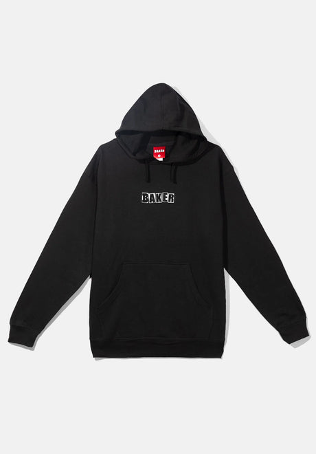 Baker Brand Logo Hoodie black – Vorderansicht