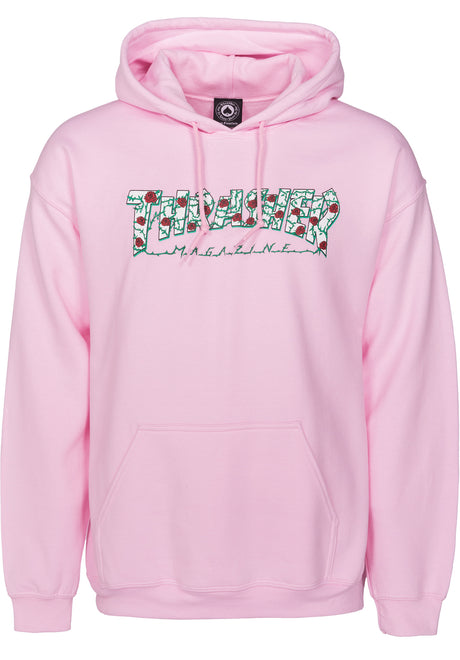 Thrasher Roses Hoodie lightpink – Vorderansicht