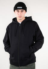 Rules Easy Zip Zip-Hoodie black – Vorderansicht