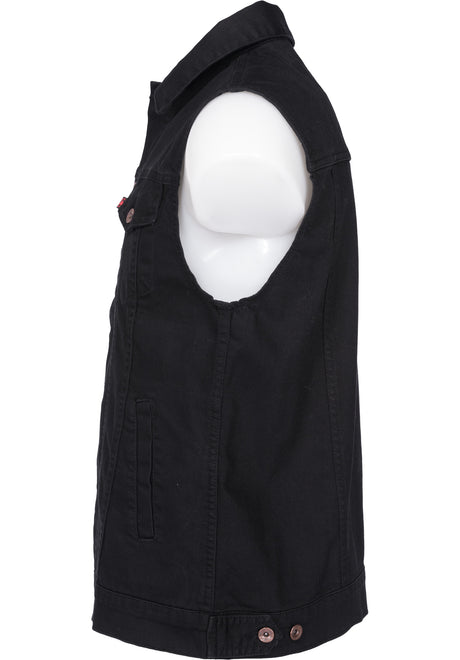 Rebel Rockers Jeansweste Weste black – Detailansicht 1